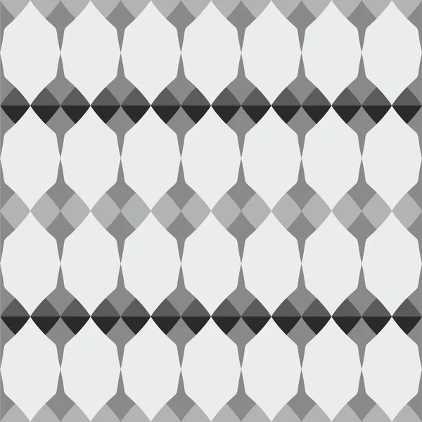 タイルグレー 黒と白のベクトルパターンまたはウェブサイトの背景 — ストックベクタ