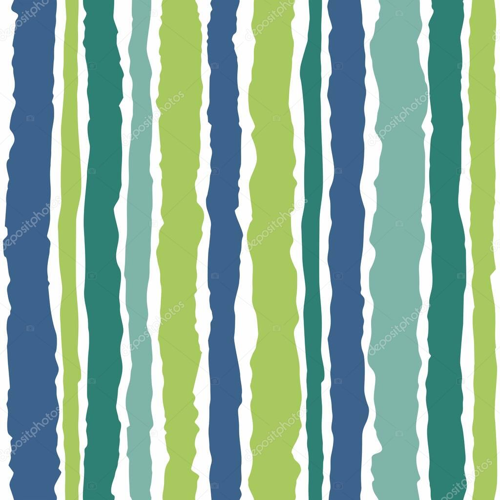 Tile vector pattern with pastel blue, green, yellow and white stripes