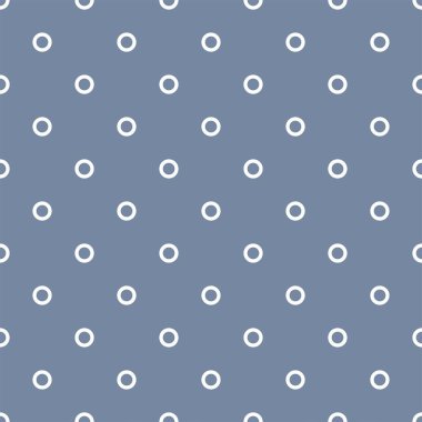 Pastel mavi arka planda beyaz noktalı döşeme vektör deseni