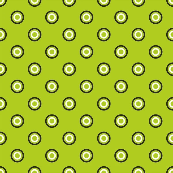 Seamless Vector Pattern Dots Fresh Grass Green Background — Stock Vector