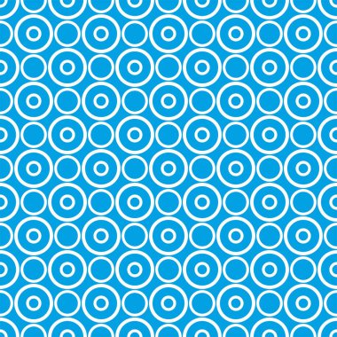 Pastel mavi arka planda beyaz noktalı döşeme vektör deseni