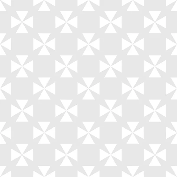 シームレスなパステルグレーと装飾的なタイルホワイトプリントの背景とホワイトベクトルパターン — ストックベクタ