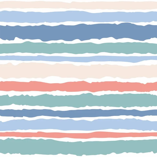 Tegel Vector Patroon Met Pastelblauwe Mintgroene Roze Witte Strepen — Stockvector