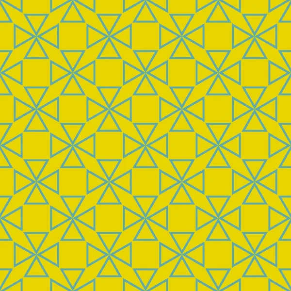 Tile Yellow Green Background Seamless Vector Pattern — Vettoriale Stock