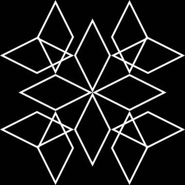 Siyah ve beyaz arkaplan ile döşeme vektör deseni