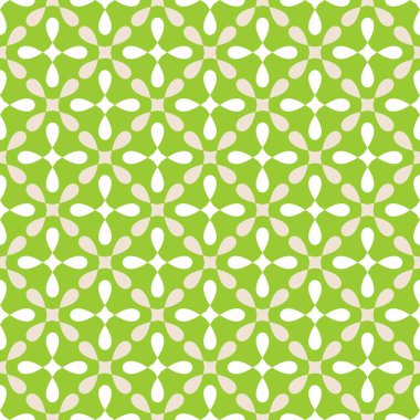 Tile white, yellow and green background or seamless vector pattern