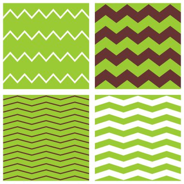 Zig zag yazdırma arkaplanlı döşeme vektör deseni