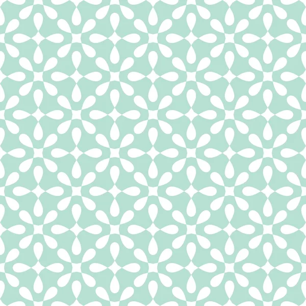 Tile White Green Background Seamless Vector Pattern — Stock vektor