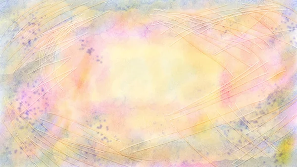 Suluboya kağıt dokusuyla el çizimi renkli suluboya arka plan. Soyut ekran koruyucu