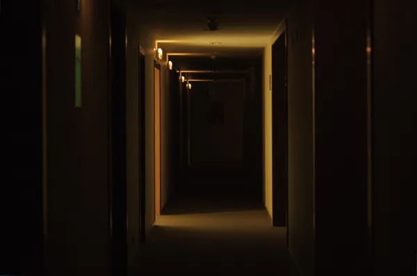 Темно коридор Ліцензійні Стокові Фото