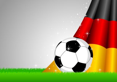Erman bayrak ve futbol topu