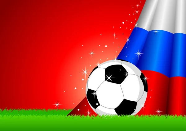 Rusland Voetbal — Stockvector