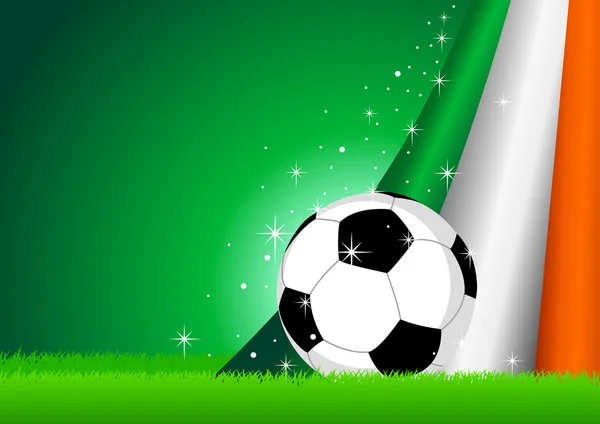 Irischer Fußball — Stockvektor