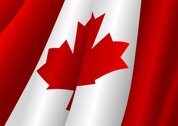 Flaggan för Kanada — Stock vektor