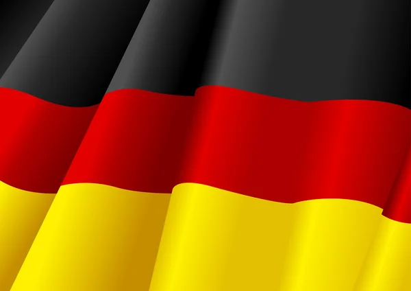 ドイツの国旗は — ストックベクタ