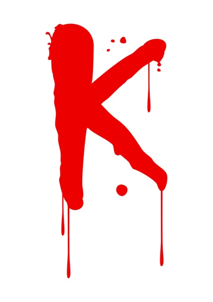 Lettre K — Image vectorielle