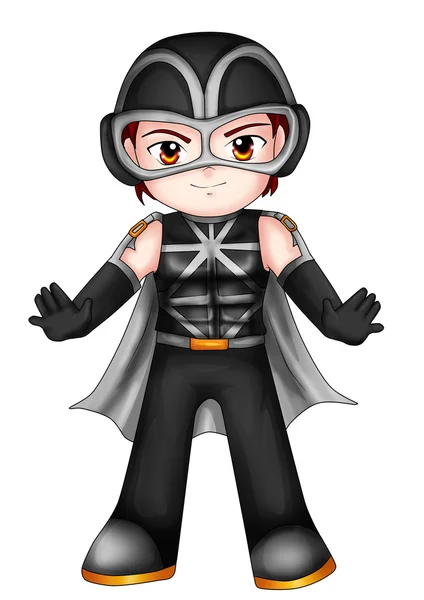 Superherói Chibi — Fotografia de Stock