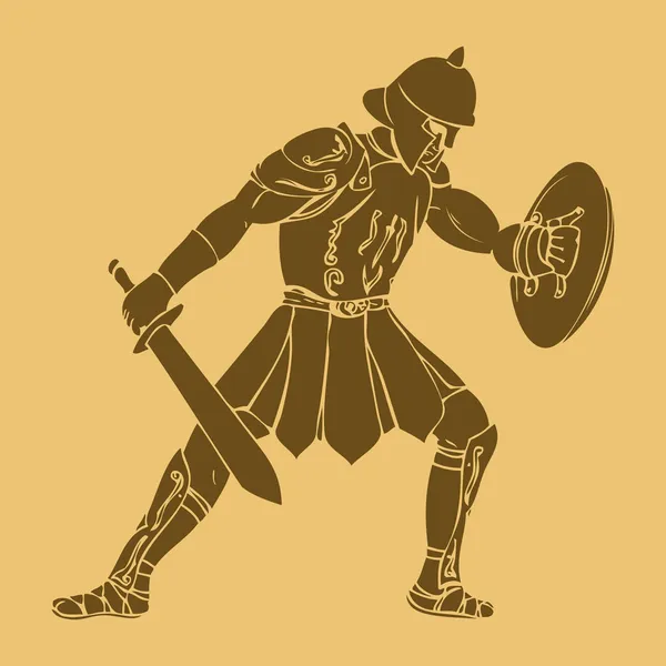 Gladiator — Stockvector