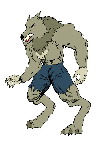 Werwolf — Stockvektor