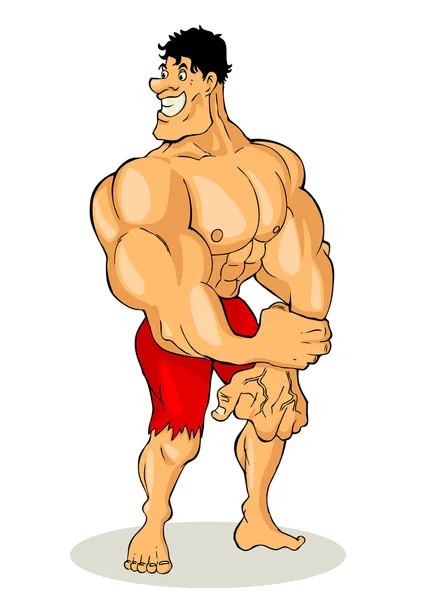 Bodybuilder — Stock Vector