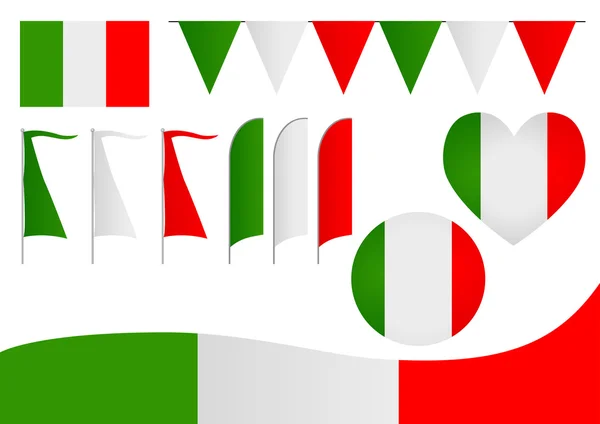 Italy Insignia — Stock Vector