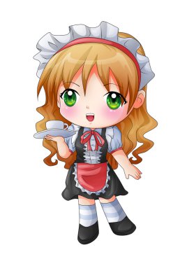 French Maid clipart