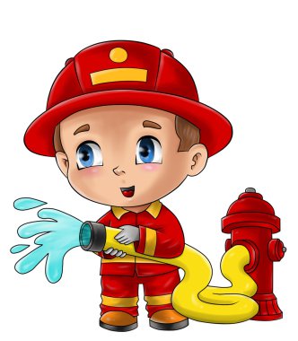 Firefighter clipart