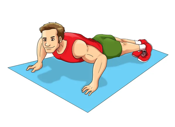 Push Up — Stock Photo, Image