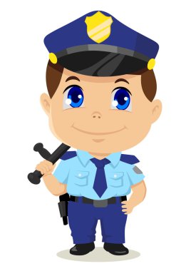 Cartoon Policeman clipart