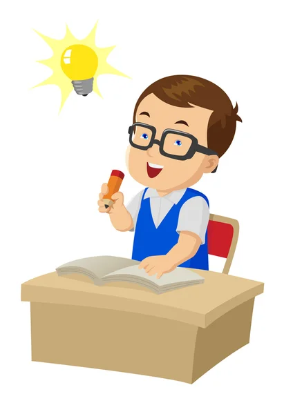 Studying — Stock Vector