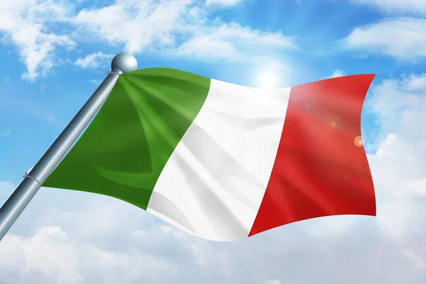 Italian Flag — Stock Photo, Image