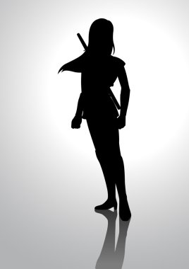 Female Warrior Free Vector Eps Cdr Ai Svg Vector Illustration Graphic Art