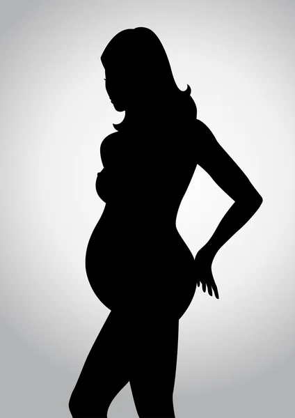 Pregnant Woman — Stock Vector