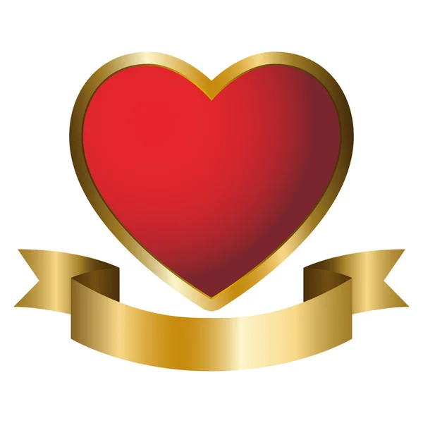 Simbolo cuore — Vettoriale Stock
