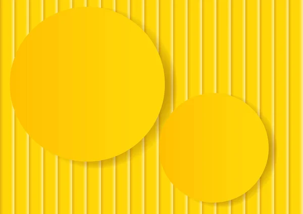 Абстрактний Жовтий Фон Порожнім Колом Простору Копіювання Векторні Ілюстрації — стоковий вектор