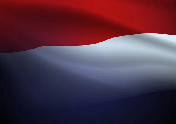 Indonesia Flag Dark Background Blank Space Text Vector Illustration — Διανυσματικό Αρχείο