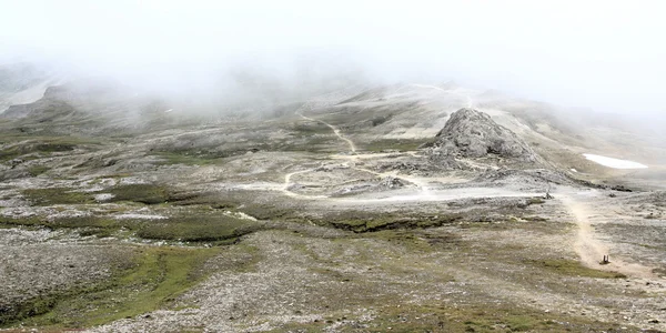 未来派山风景 — 图库照片