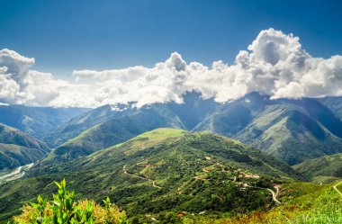 Mountains near Coroico in Yungas mountains, Bolivia. High quality photo