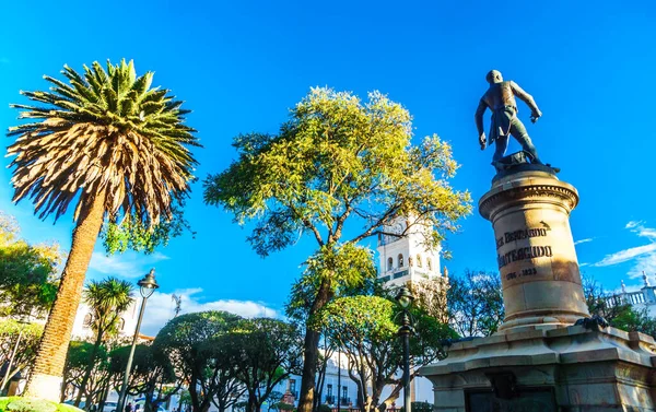 Plaza de Mayo en Sucre, Bolivia — Foto de Stock