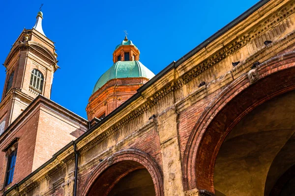 Historiska Byggnader Centrum Bologna Italien Högkvalitativt Foto — Stockfoto