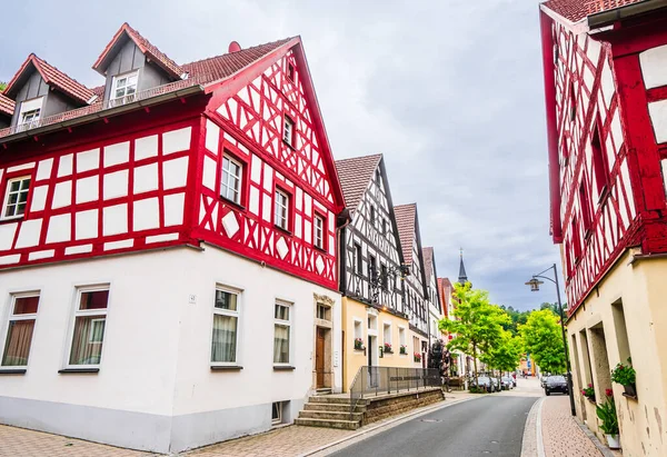 Histroical village of Pottenstein in Franconian Switzerland - Germany — Stock Photo, Image