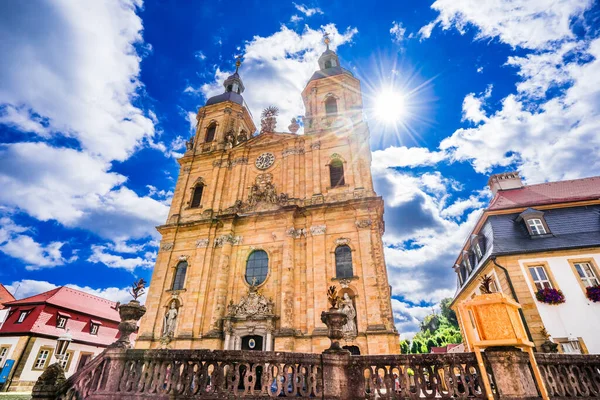 Basilique de Goessweinstein en Suisse Franconienne Image En Vente