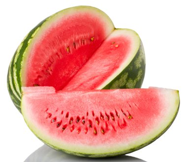 watermelon and slice clipart