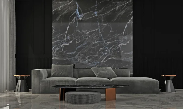 Maison Confortable Moderne Décoration Salon Design Intérieur Fond Mur Motif — Photo