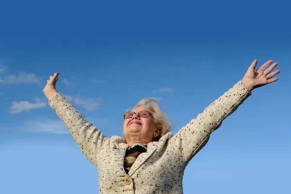 mutlu üst düzey Bayan