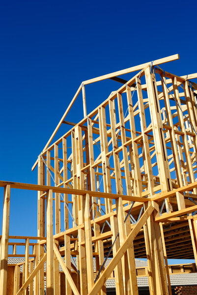 Каркас нового дома
