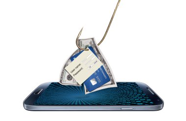 kesmek veya phishing malware programı ile kavramı