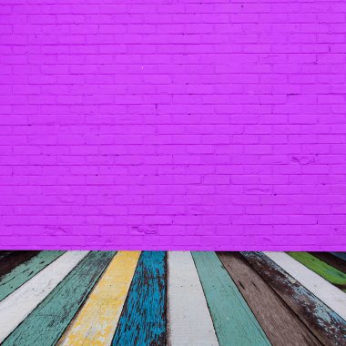 Oda iç mor tuğla duvar kökenli