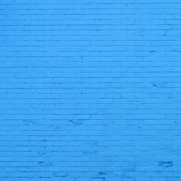 Blue brick wall texture — Stock Photo, Image