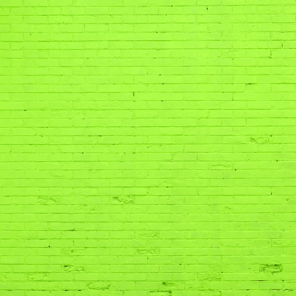 Green brick wall texture — Stock Photo, Image